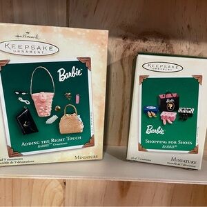 Hallmark Keepsake Barbie Ornament Set